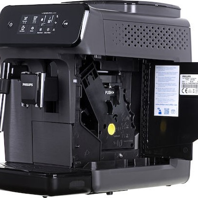 Philips Series 1200 Αυτόματη Μηχανή Espresso 1500W Πίεσης 15bar με Μύλο Άλεσης Μαύρη