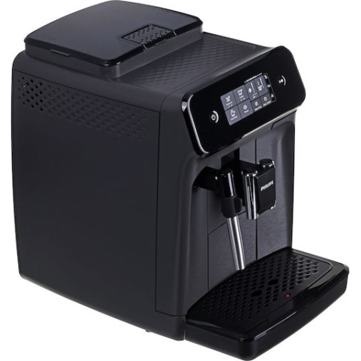 Philips Series 1200 Αυτόματη Μηχανή Espresso 1500W Πίεσης 15bar με Μύλο Άλεσης Μαύρη