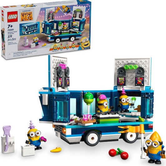 Lego Minions Music Party Bus για 7+ Ετών 379τμχ