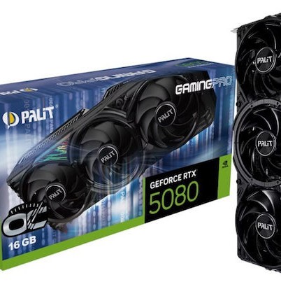 Palit GeForce RTX 5080 16GB GDDR7 GamingPro OC Κάρτα Γραφικών