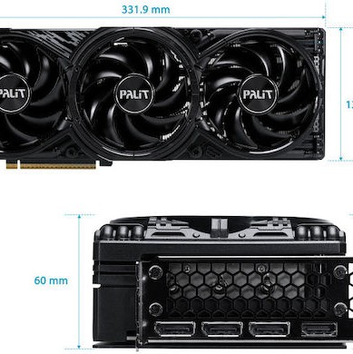 Palit GeForce RTX 5080 rev. 1.0 16GB GDDR7 Κάρτα Γραφικών