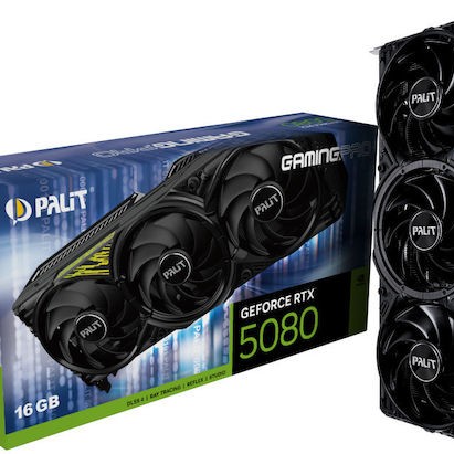 Palit GeForce RTX 5080 rev. 1.0 16GB GDDR7 Κάρτα Γραφικών