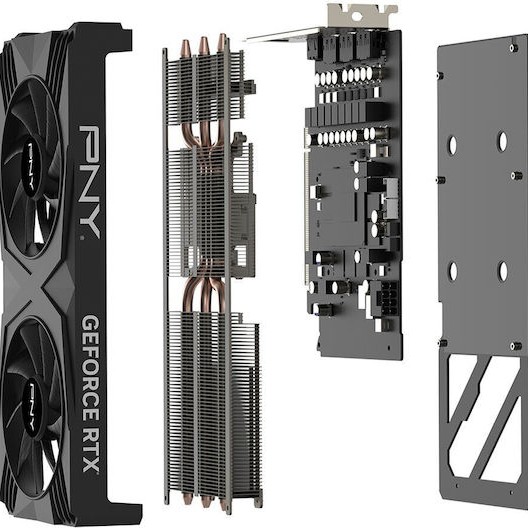 PNY GeForce RTX 4060 Ti 8GB GDDR6 Verto Dual Fan Κάρτα Γραφικών