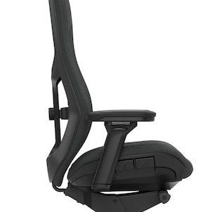 Fractal Design Refine Υφασμάτινη Καρέκλα Gaming με Ρυθμιζόμενα Μπράτσα Dark