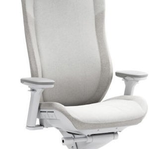 Fractal Design Καρέκλα Gaming Δερματίνης με Ρυθμιζόμενα Μπράτσα Λευκή