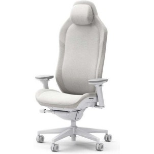 Fractal Design Καρέκλα Gaming Δερματίνης με Ρυθμιζόμενα Μπράτσα Λευκή