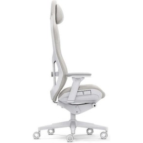 Fractal Design Καρέκλα Gaming Δερματίνης με Ρυθμιζόμενα Μπράτσα Λευκή