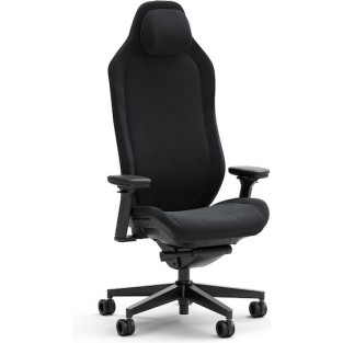 Fractal Design Refine Υφασμάτινη Καρέκλα Gaming με Ρυθμιζόμενα Μπράτσα Alcantara Dark