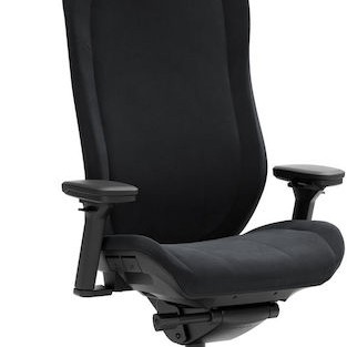 Fractal Design Refine Υφασμάτινη Καρέκλα Gaming με Ρυθμιζόμενα Μπράτσα Alcantara Dark