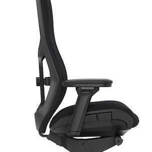 Fractal Design Refine Υφασμάτινη Καρέκλα Gaming με Ρυθμιζόμενα Μπράτσα Alcantara Dark