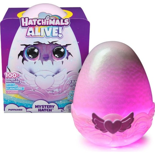 Spin Master Παιχνίδι Μινιατούρα Alive Mystery Hatch - Pufficorn Hatchimals