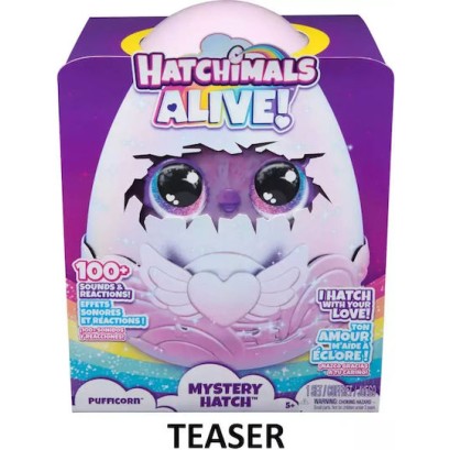 Spin Master Παιχνίδι Μινιατούρα Alive Mystery Hatch - Pufficorn Hatchimals