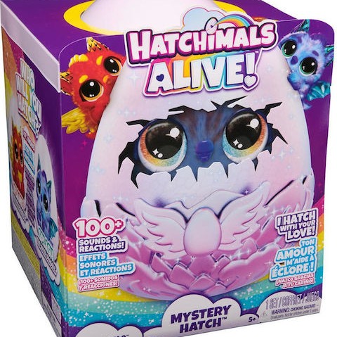Spin Master Παιχνίδι Μινιατούρα Alive Mystery Hatch - Draggle Hatchimals 26.6εκ.