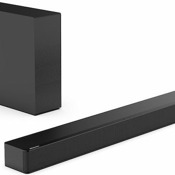 Hisense Soundbar 2.0 Bluetooth και HDMI 120W με Ασύρματο Subwoofer Μαύρο HS2100