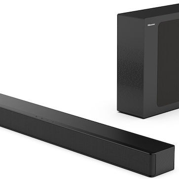 Hisense Soundbar 2.0 Bluetooth και HDMI 120W με Ασύρματο Subwoofer Μαύρο HS2100