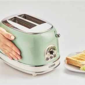 Ariete Φρυγανιέρα 2 Θέσεων 810W Πράσινη