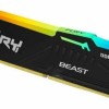 Kingston FURY Beast RGB DDR5 με Module 1x16GB και Ταχύτητα 6000 για Desktop