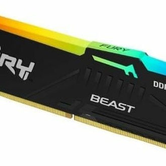 Kingston FURY Beast RGB DDR5 με Module 1x16GB και Ταχύτητα 6000 για Desktop