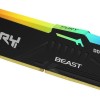 Kingston Fury Beast RGB DDR5 με Module 1x32GB και Ταχύτητα 6000 για Desktop
