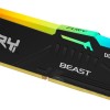 Kingston Fury Beast RGB DDR5 με Module 1x32GB και Ταχύτητα 6000 για Desktop