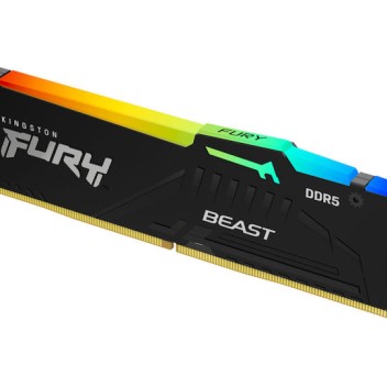 Kingston Fury Beast RGB DDR5 με Module 1x32GB και Ταχύτητα 6000 για Desktop