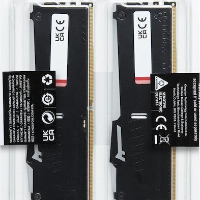 Kingston Fury Beast RGB DDR5 16GB RAM με 2x8GB Modules και Ταχύτητα 6000 για Desktop