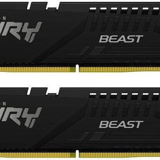 Kingston FURY Beast DDR5 16GB RAM με 2x8GB Modules και Ταχύτητα 6000 για Desktop
