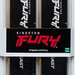 Kingston FURY Beast DDR5 16GB RAM με 2x8GB Modules και Ταχύτητα 6000 για Desktop
