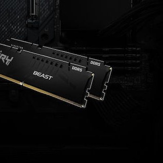 Kingston FURY Beast DDR5 16GB RAM με 2x8GB Modules και Ταχύτητα 6000 για Desktop