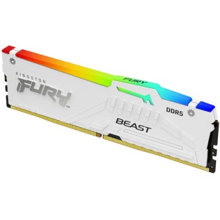 Kingston Fury Beast RGB DDR5 με Module 1x16GB και Ταχύτητα 6000 για Desktop