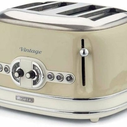 Ariete Φρυγανιέρα 2 Θέσεων 1600W Μπεζ