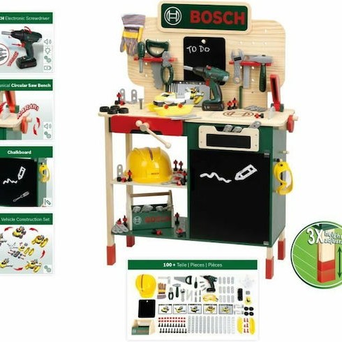 Ξύλινος Πάγκος Εργασίας Ηλεκτρικό Τρυπάνι