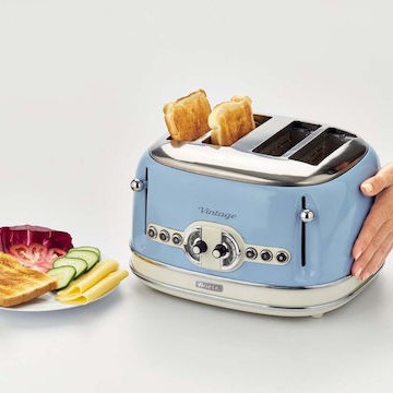 Ariete Φρυγανιέρα 4 Θέσεων 1600W Μπλε