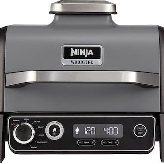 Ninja Επιτραπέζια Ηλεκτρική Ψησταριά Σχάρας 2400W με Καπάκι και Ρυθμιζόμενο Θερμοστάστη 37x46εκ.