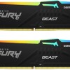 Kingston FURY Beast RGB DDR5 32GB RAM με 2x16GB Modules και Ταχύτητα 6400 για Desktop
