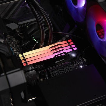 Kingston Fury Beast RGB DDR5 64GB RAM με 2x32GB Modules και Ταχύτητα 6400 για Desktop