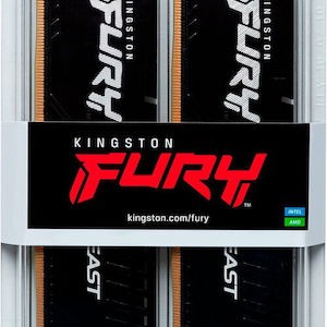 Kingston Fury Beast DDR5 64GB RAM με 2x32GB Modules και Ταχύτητα 6400 για Desktop