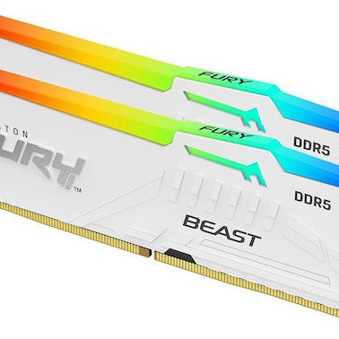 Kingston Fury Beast RGB DDR5 32GB RAM με 2x16GB Modules και Ταχύτητα 6400 για Desktop