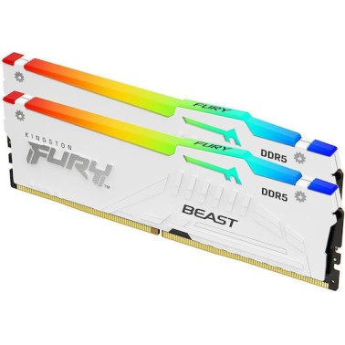 Kingston Fury Beast RGB DDR5 32GB RAM με 2x16GB Modules και Ταχύτητα 6400 για Desktop