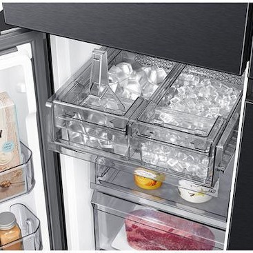 Samsung Ψυγείο Ντουλάπα 646lt Total NoFrost Υ183xΠ91.2xΒ72.3εκ. Γκρι RF65DG960EB1EF