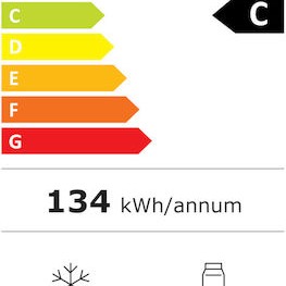 Bomann Ψυγειοκαταψύκτης 268lt Υ180xΠ55xΒ55.8εκ. Inox KG 7353