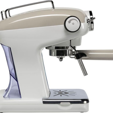 Ariete Vintage Μηχανή Espresso 900W Πίεσης 15bar Beige