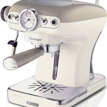 Ariete Vintage Μηχανή Espresso 900W Πίεσης 15bar Beige