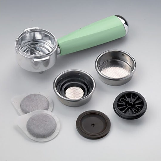 Ariete Μηχανή Espresso 900W Πίεσης 15bar Πράσινη 78205