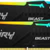 Kingston Fury Beast RGB DDR5 32GB RAM με 2x16GB Modules και Ταχύτητα 6800 για Desktop