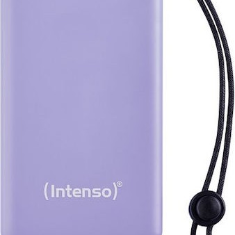 Intenso F10000 Power Bank 10000mAh 20W με Θύρα USB-A και Θύρα USB-C Quick Charge 3.0 Lila