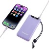 Intenso F10000 Power Bank 10000mAh 20W με Θύρα USB-A και Θύρα USB-C Quick Charge 3.0 Lila