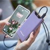 Intenso F10000 Power Bank 10000mAh 20W με Θύρα USB-A και Θύρα USB-C Quick Charge 3.0 Lila