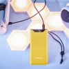 Intenso F10000 Power Bank 10000mAh 20W με Θύρα USB-A και Θύρα USB-C Quick Charge 3.0 Κίτρινο