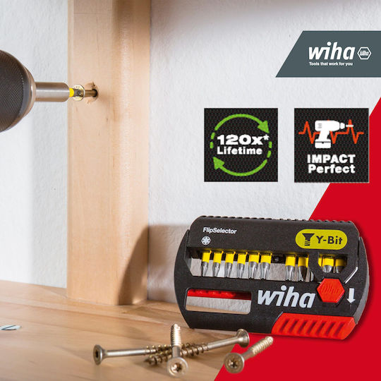 Wiha Σετ 31 Μύτες Κατσαβιδιού Αστέρι / Torx / Σταυρός